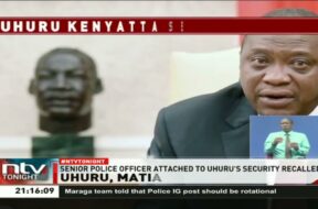 Security-details-of-former-president-Uhuru-and-his-allies-Matiangi-Kibicho-downscaled